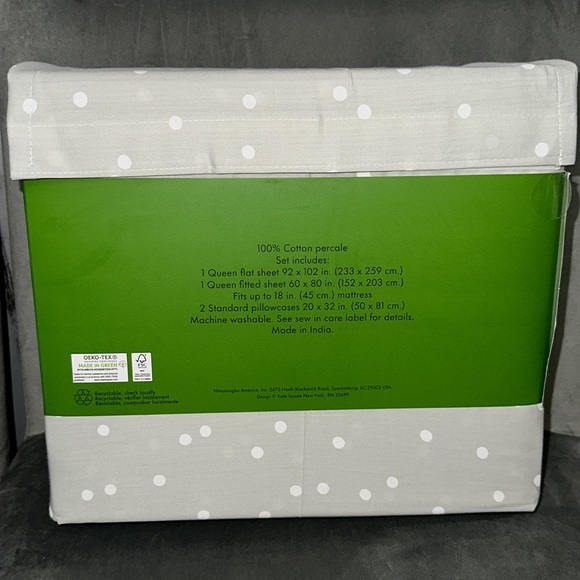 Kate spade polka dots queen sheet set - Picture 4 of 4